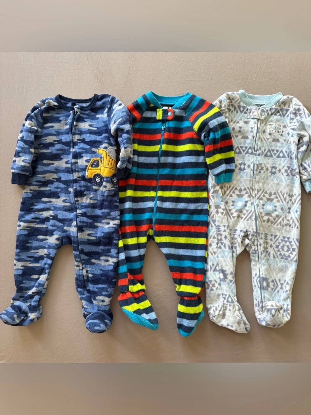Baby Boys Jumpsuit Footie Pajamas Bundle